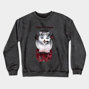 Game Owl Night Crewneck Sweatshirt